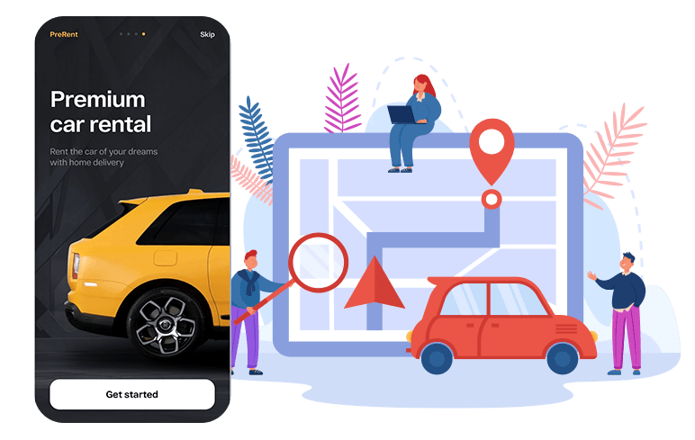 On-Demand Car Rental App Development