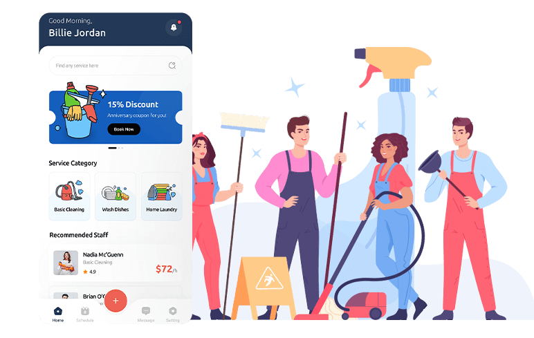 On-Demand Cleaning App Development Company